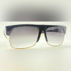 Vintage Opti-Ray Sunprotectors Black Oval Sunglasses Frames Only